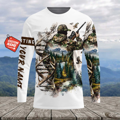 Vintage DNA Hunting All Over Print Shirt