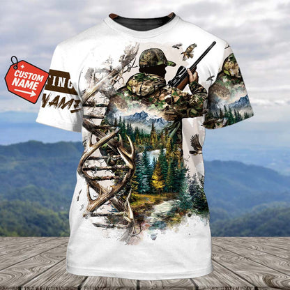 Vintage DNA Hunting All Over Print Shirt
