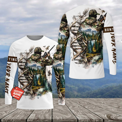 Vintage DNA Hunting All Over Print Shirt