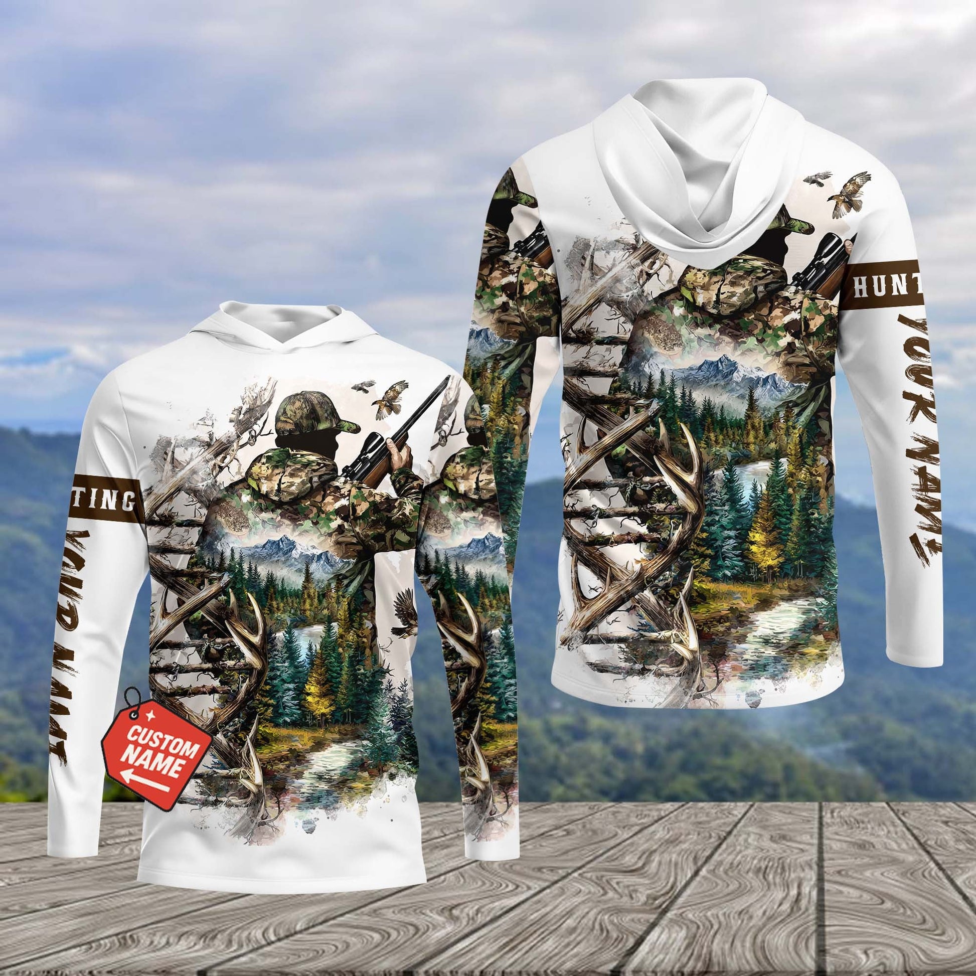 Vintage DNA Hunting All Over Print Shirt