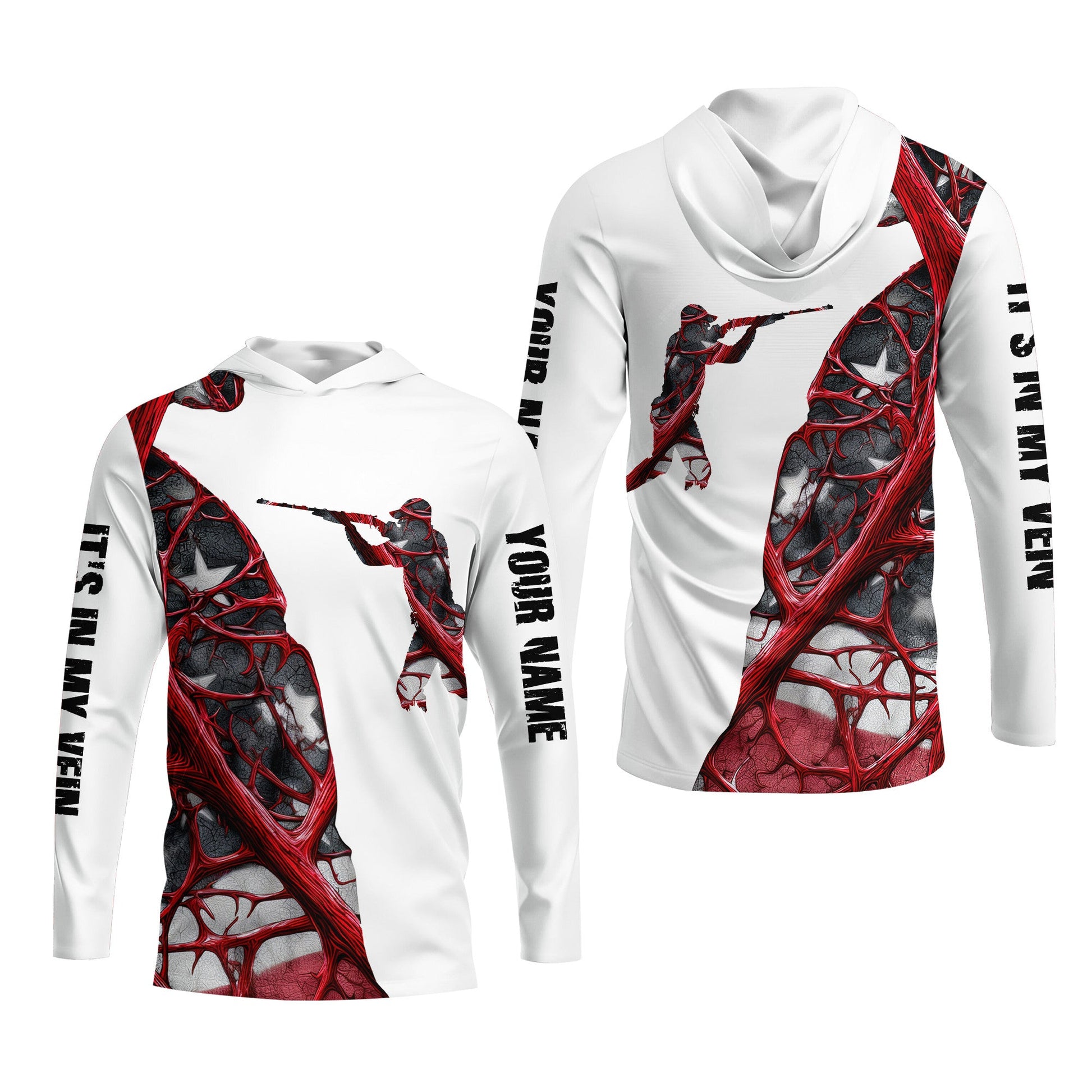 It's In My Vein Hunting America All Over Print Shirt