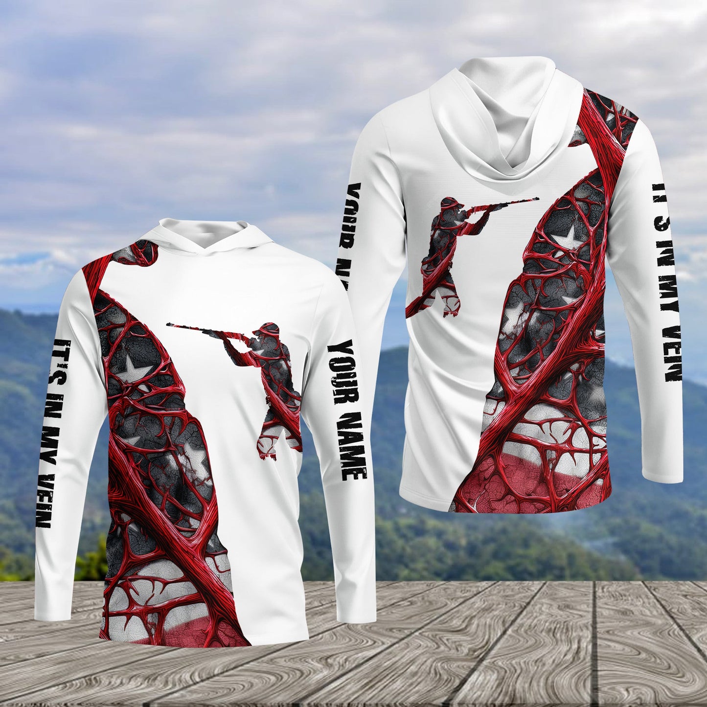 It's In My Vein Hunting America All Over Print Shirt