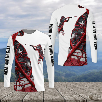 It's In My Vein Hunting America All Over Print Shirt