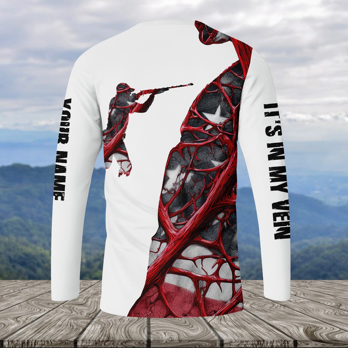 It's In My Vein Hunting America All Over Print Shirt
