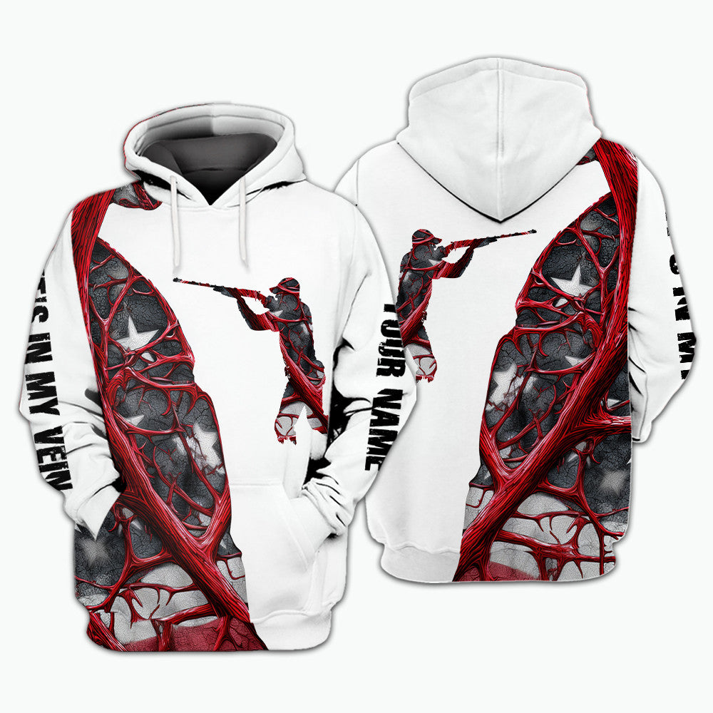 It's In My Vein Hunting America All Over Print Shirt