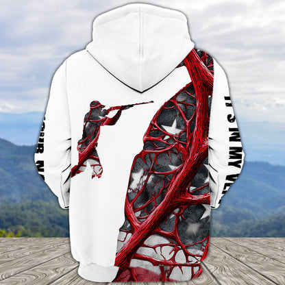 It's In My Vein Hunting America All Over Print Shirt