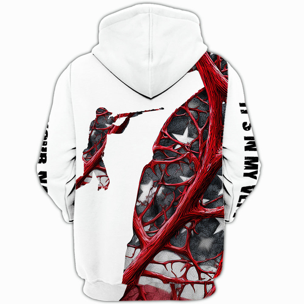 It's In My Vein Hunting America All Over Print Shirt
