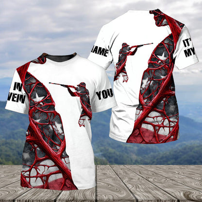 It's In My Vein Hunting America All Over Print Shirt