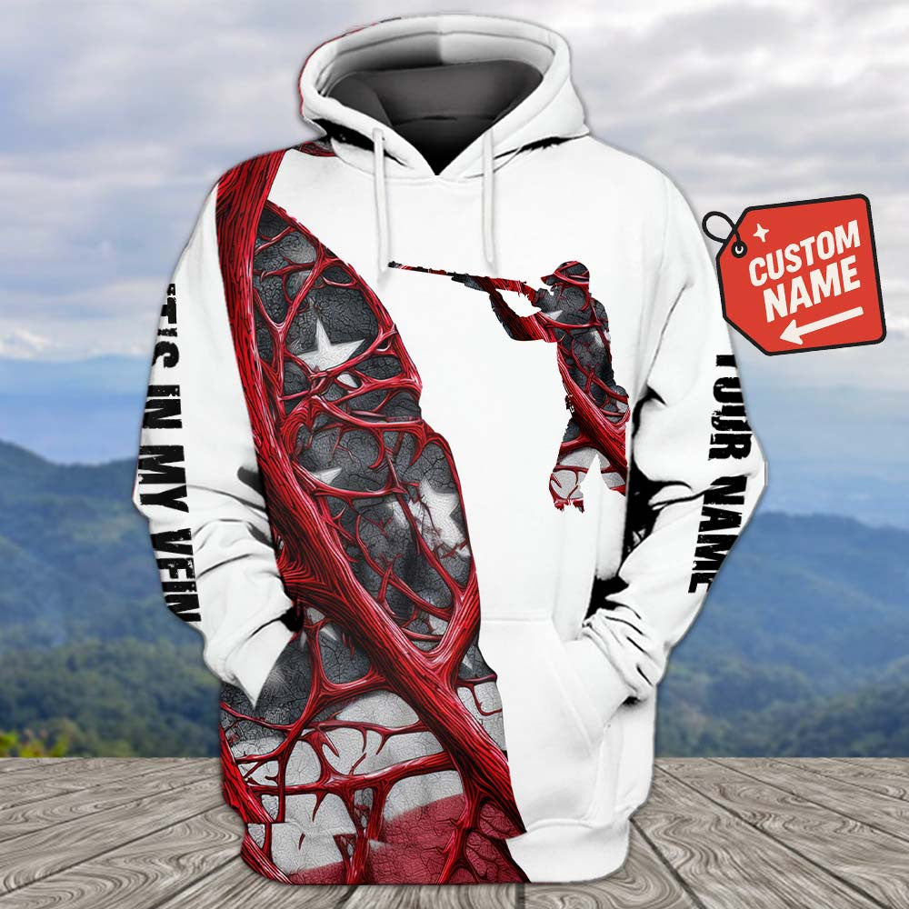 It's In My Vein Hunting America All Over Print Shirt