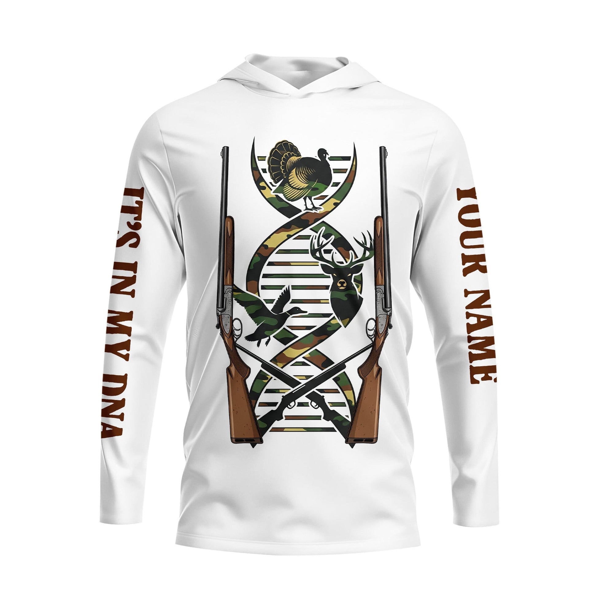 It's In My Dna Hunting Camo All Over Print Shirt