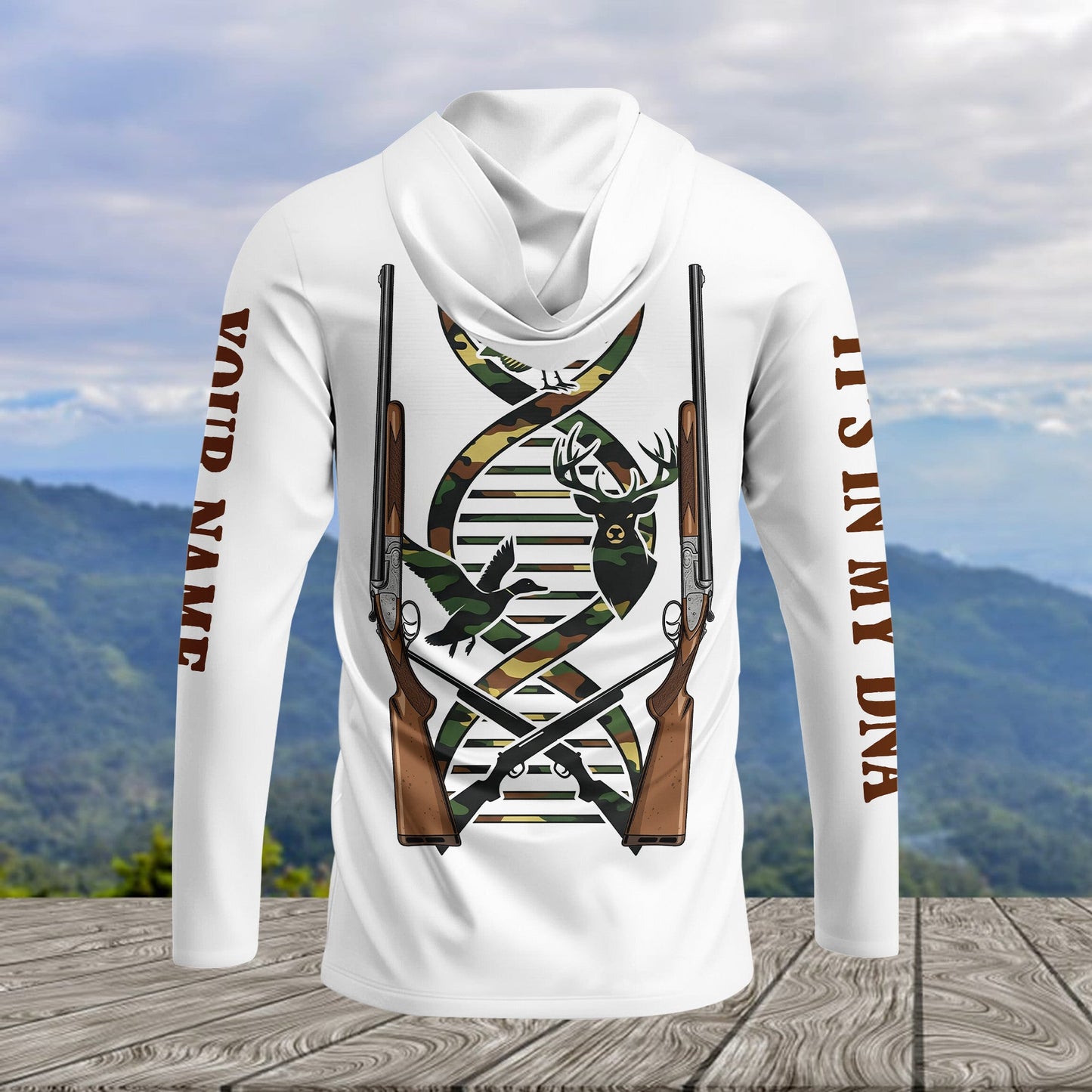 It's In My Dna Hunting Camo All Over Print Shirt