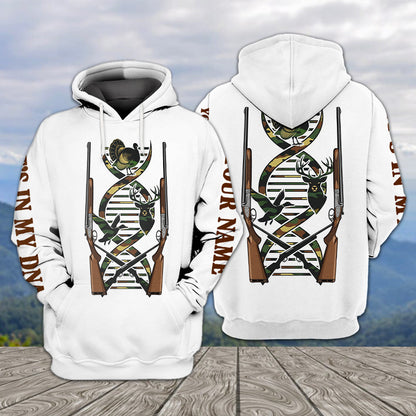 It's In My Dna Hunting Camo All Over Print Shirt