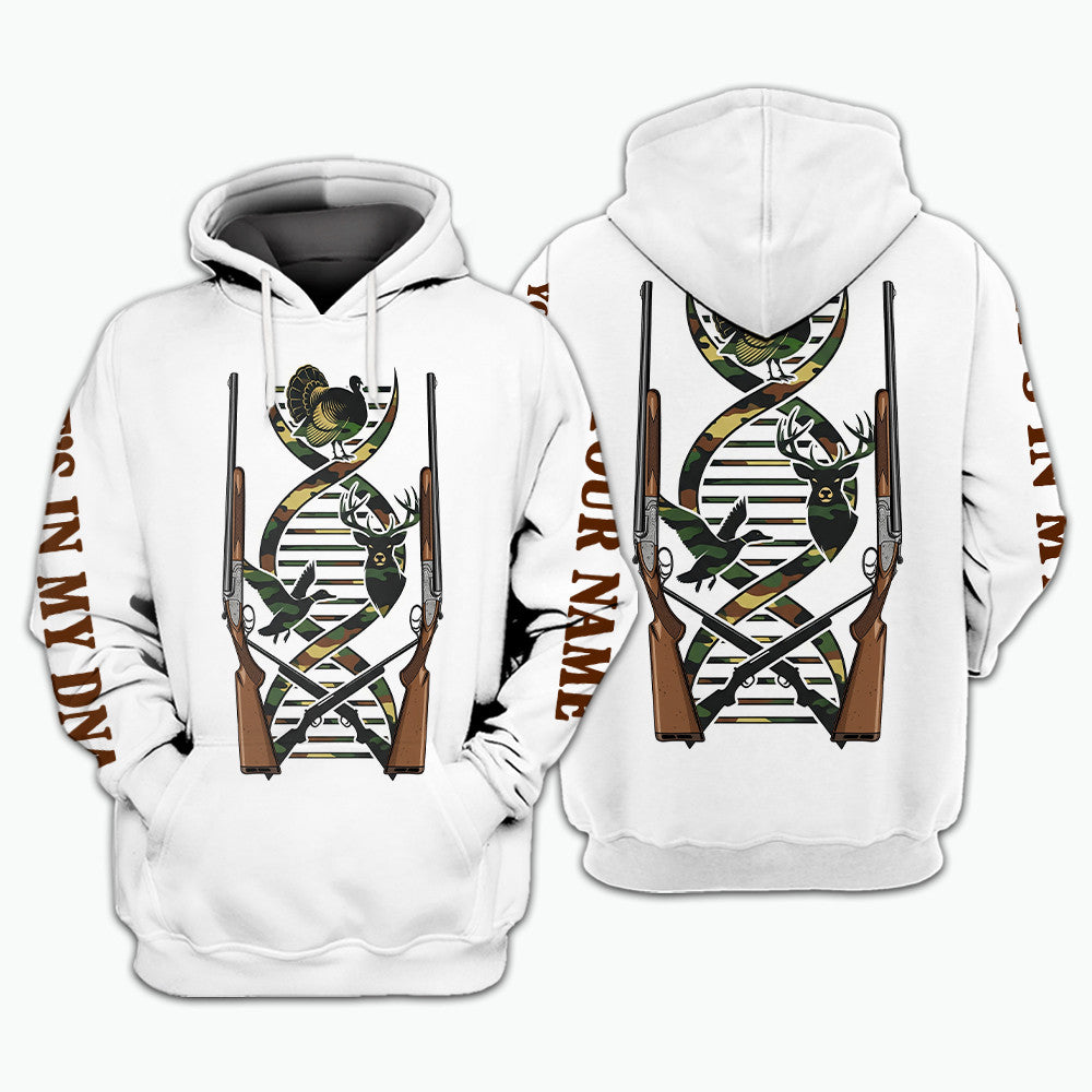 It's In My Dna Hunting Camo All Over Print Shirt