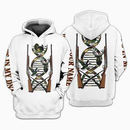 It's In My Dna Hunting Camo All Over Print Shirt