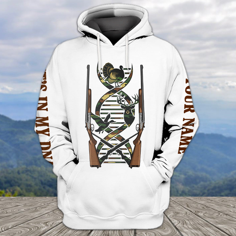 It's In My Dna Hunting Camo All Over Print Shirt