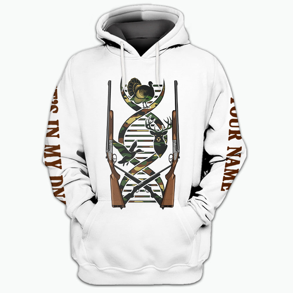 It's In My Dna Hunting Camo All Over Print Shirt