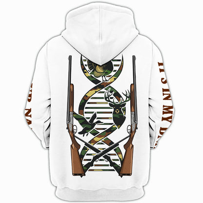 It's In My Dna Hunting Camo All Over Print Shirt