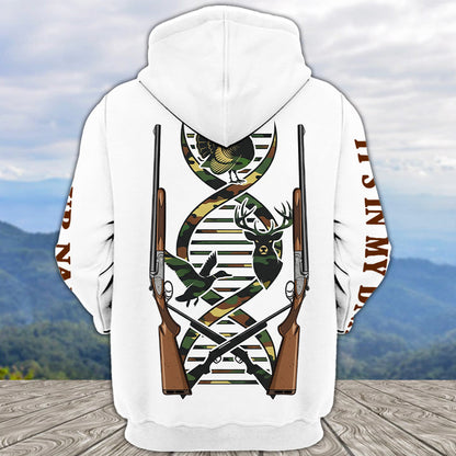 It's In My Dna Hunting Camo All Over Print Shirt