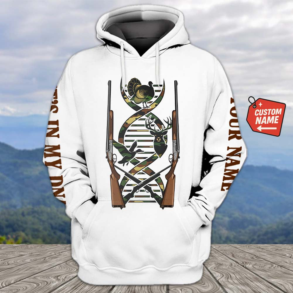 It's In My Dna Hunting Camo All Over Print Shirt