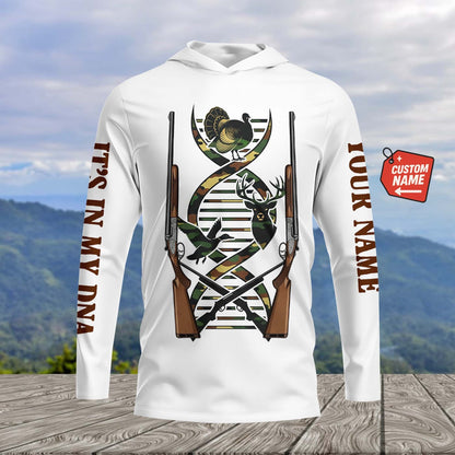 It's In My Dna Hunting Camo All Over Print Shirt