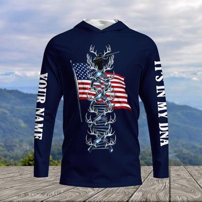It's In My Dna Hunting America All Over Print Shirt