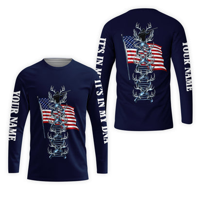 It's In My Dna Hunting America All Over Print Shirt