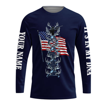 It's In My Dna Hunting America All Over Print Shirt