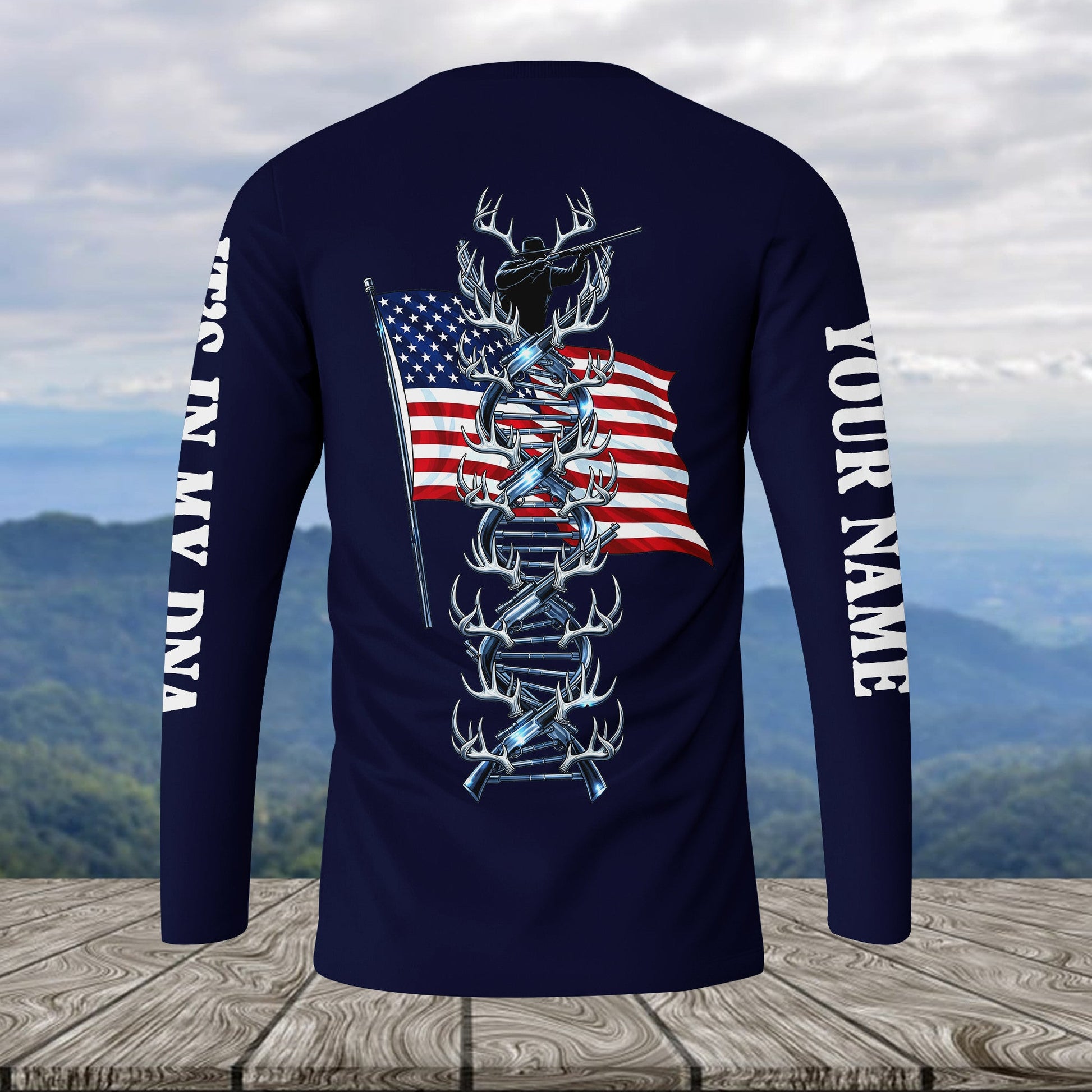 It's In My Dna Hunting America All Over Print Shirt