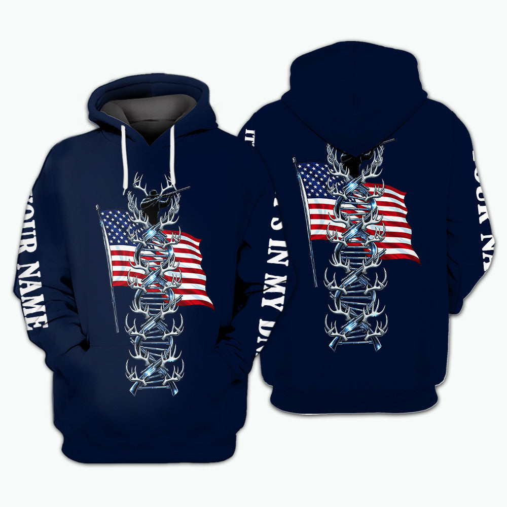 It's In My Dna Hunting America All Over Print Shirt