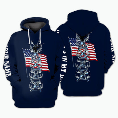 It's In My Dna Hunting America All Over Print Shirt