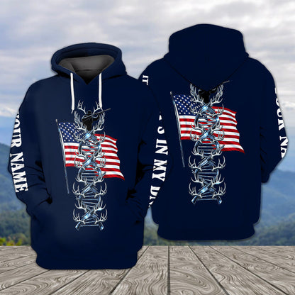 It's In My Dna Hunting America All Over Print Shirt