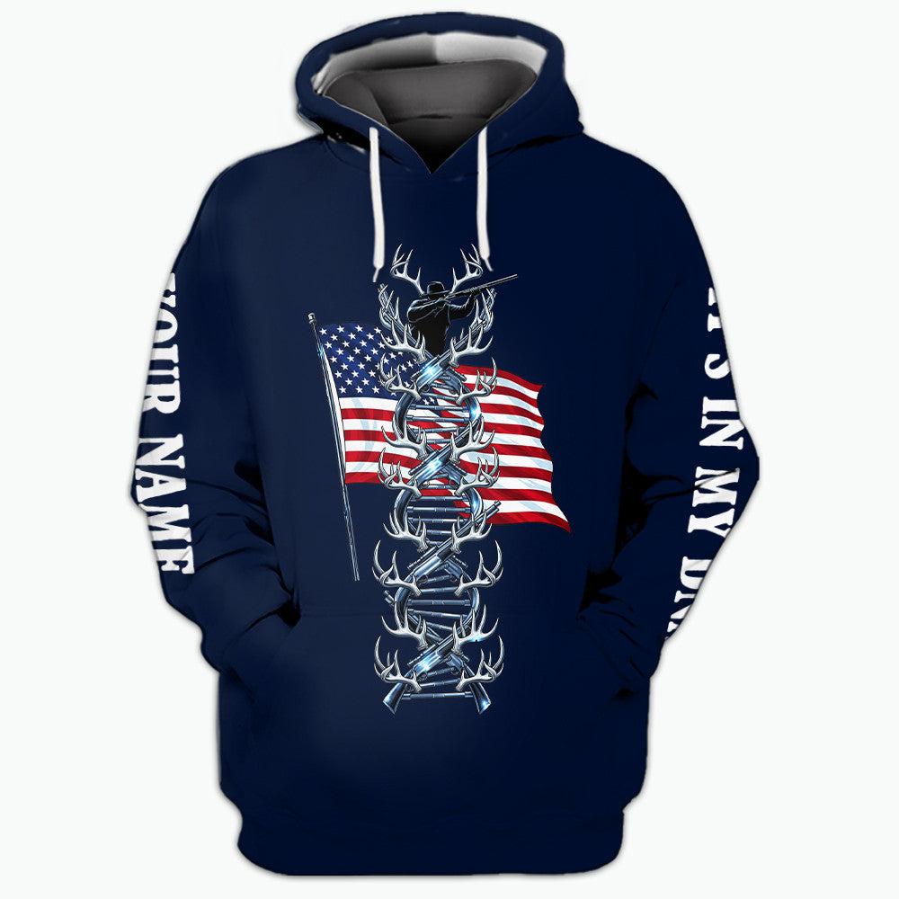 It's In My Dna Hunting America All Over Print Shirt