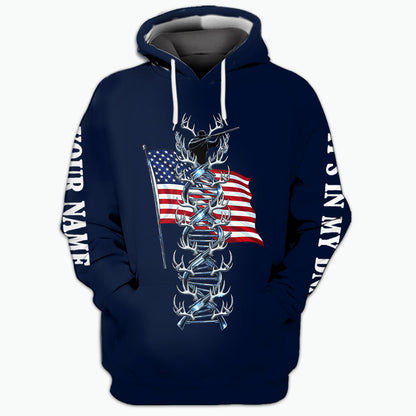 It's In My Dna Hunting America All Over Print Shirt