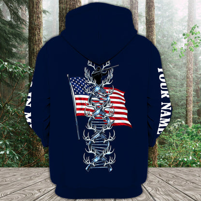 It's In My Dna Hunting America All Over Print Shirt