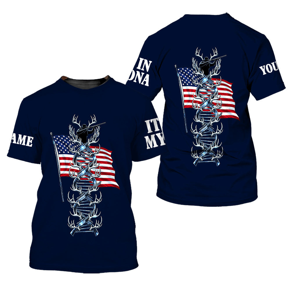 It's In My Dna Hunting America All Over Print Shirt