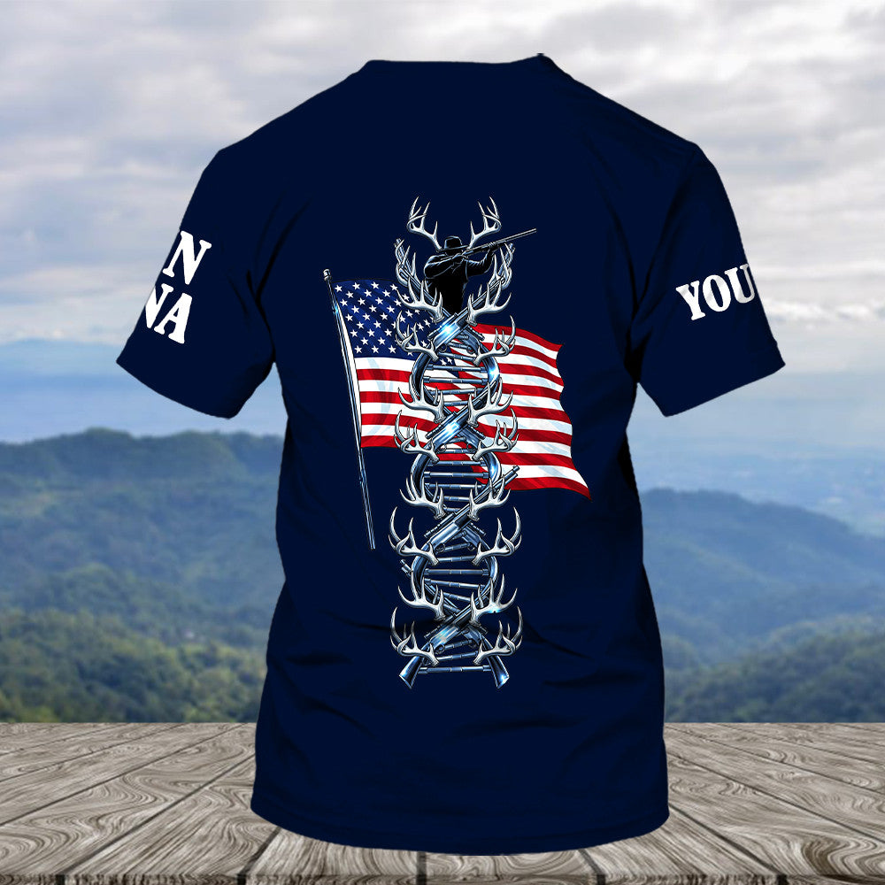 It's In My Dna Hunting America All Over Print Shirt