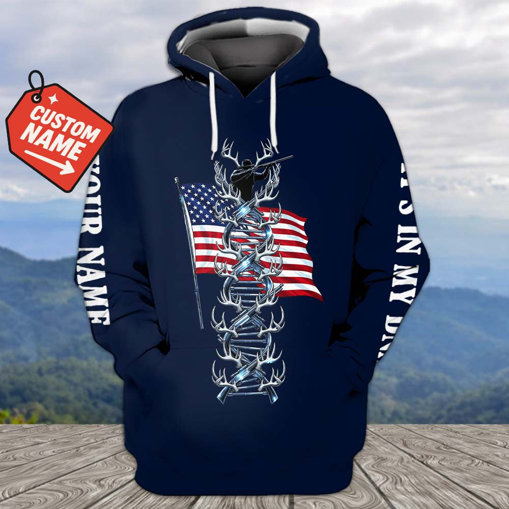 It's In My Dna Hunting America All Over Print Shirt