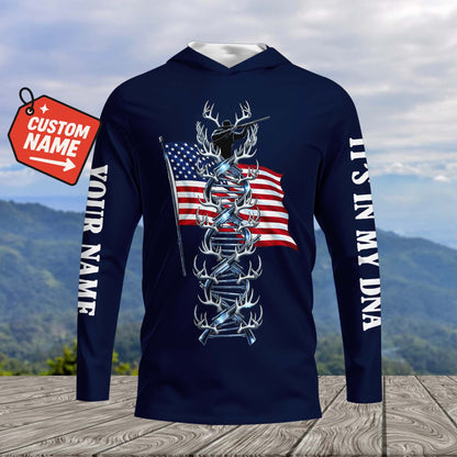 It's In My Dna Hunting America All Over Print Shirt