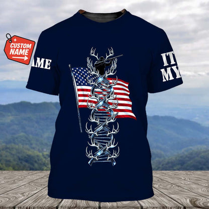 It's In My Dna Hunting America All Over Print Shirt