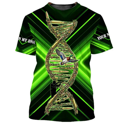 It's In My Dna Duck Hunting Art All Over Print Shirt