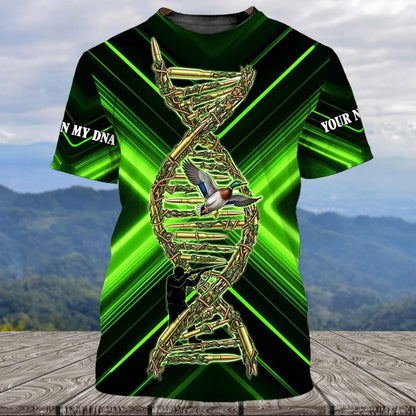 It's In My Dna Duck Hunting Art All Over Print Shirt