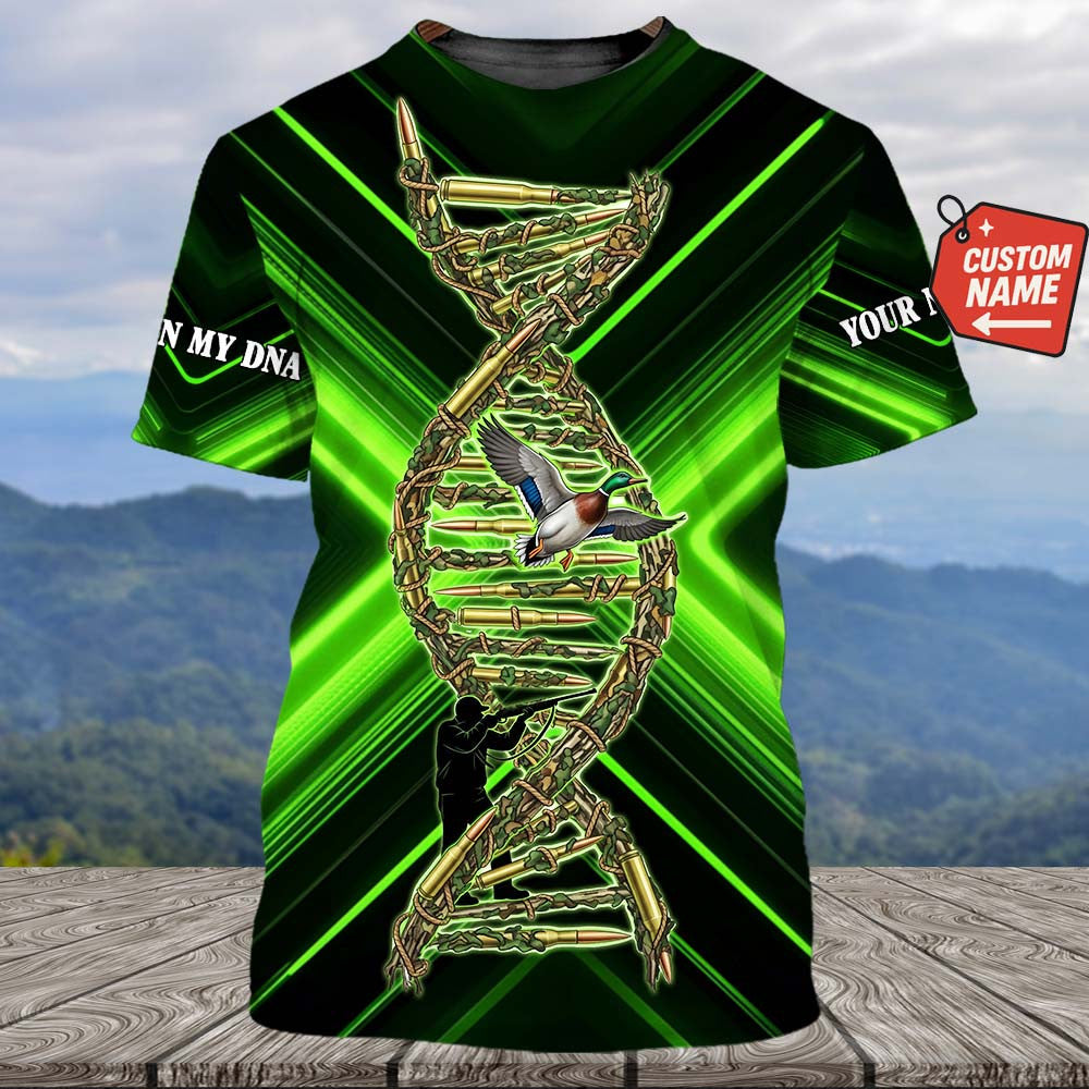 It's In My Dna Duck Hunting Art All Over Print Shirt