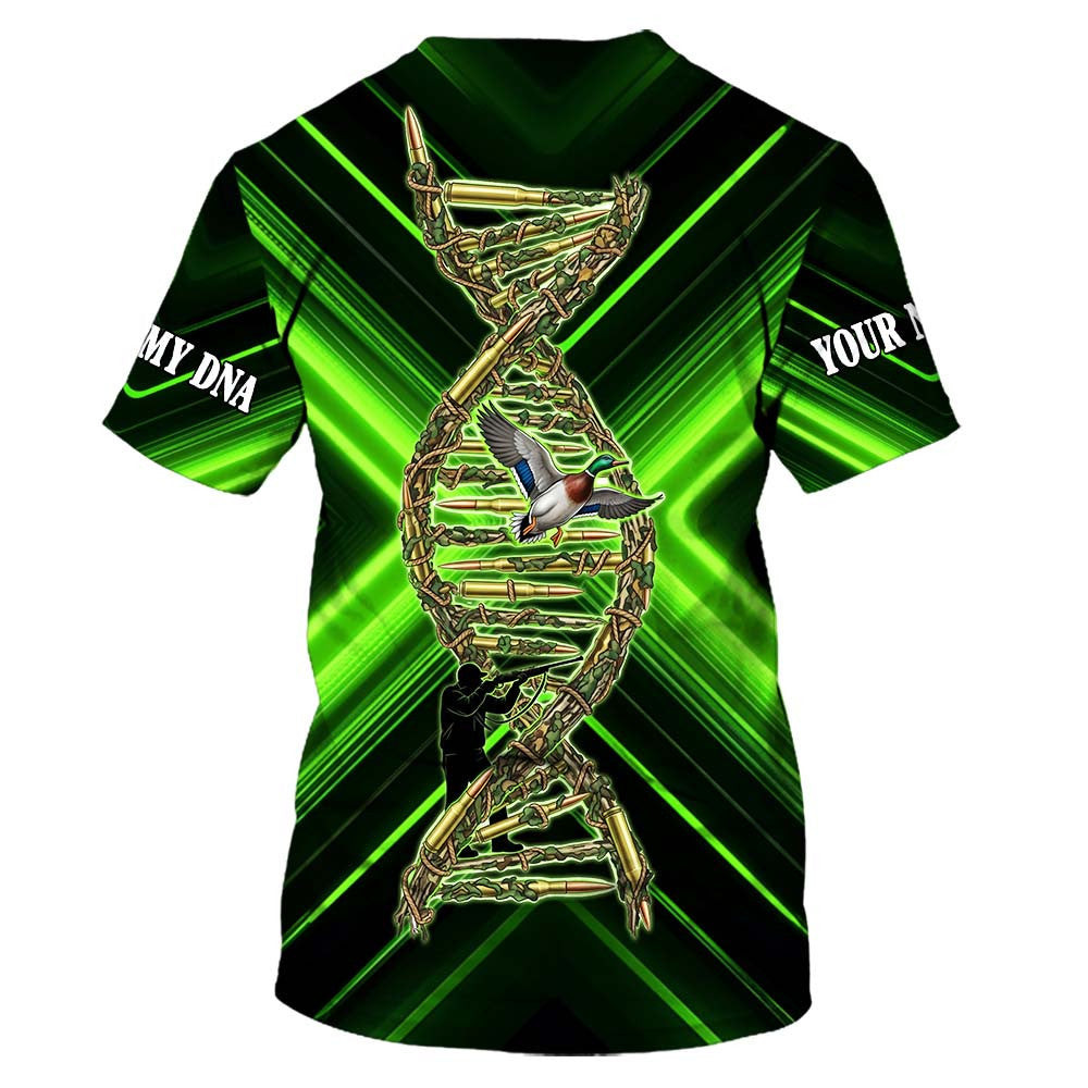 It's In My Dna Duck Hunting Art All Over Print Shirt