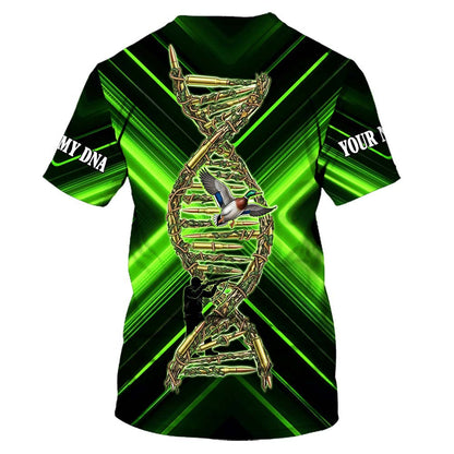 It's In My Dna Duck Hunting Art All Over Print Shirt
