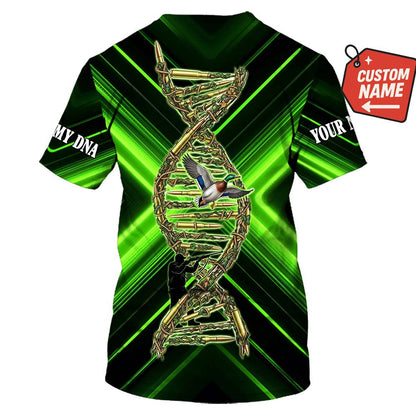 It's In My Dna Duck Hunting Art All Over Print Shirt