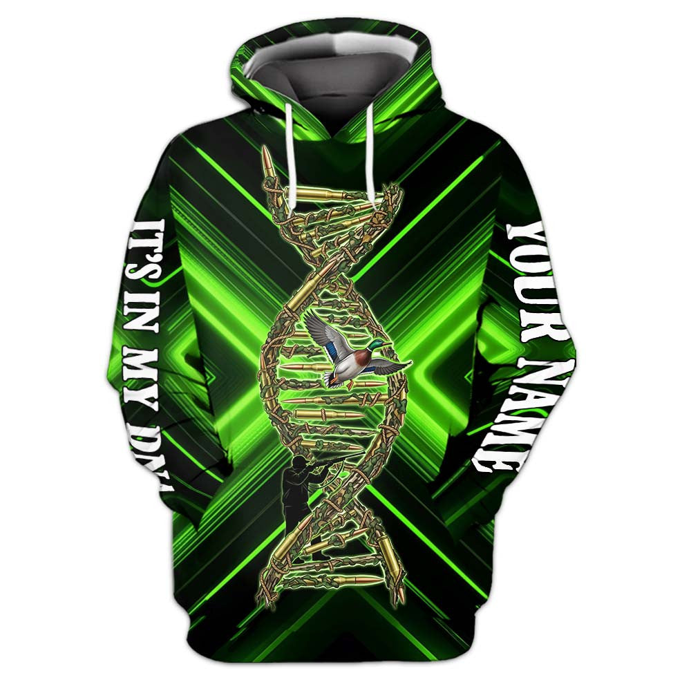It's In My Dna Duck Hunting Art All Over Print Shirt