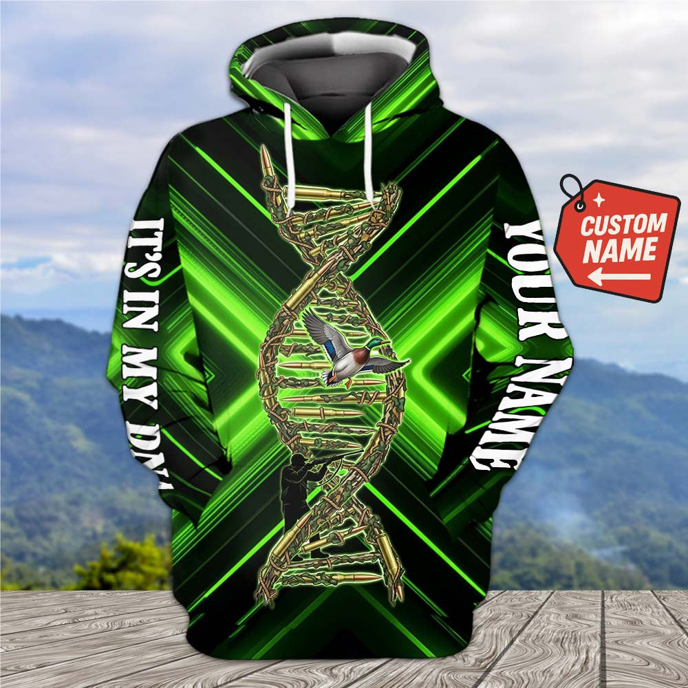 It's In My Dna Duck Hunting Art All Over Print Shirt