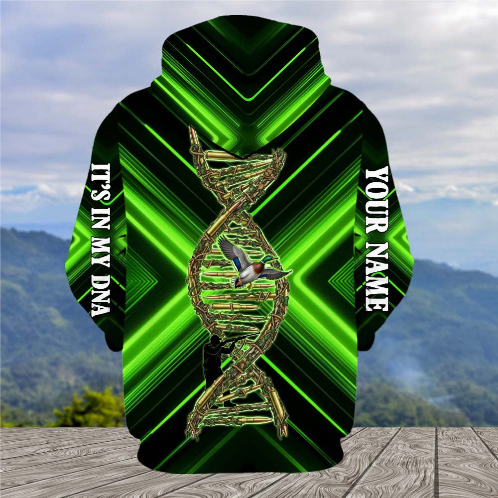 It's In My Dna Duck Hunting Art All Over Print Shirt