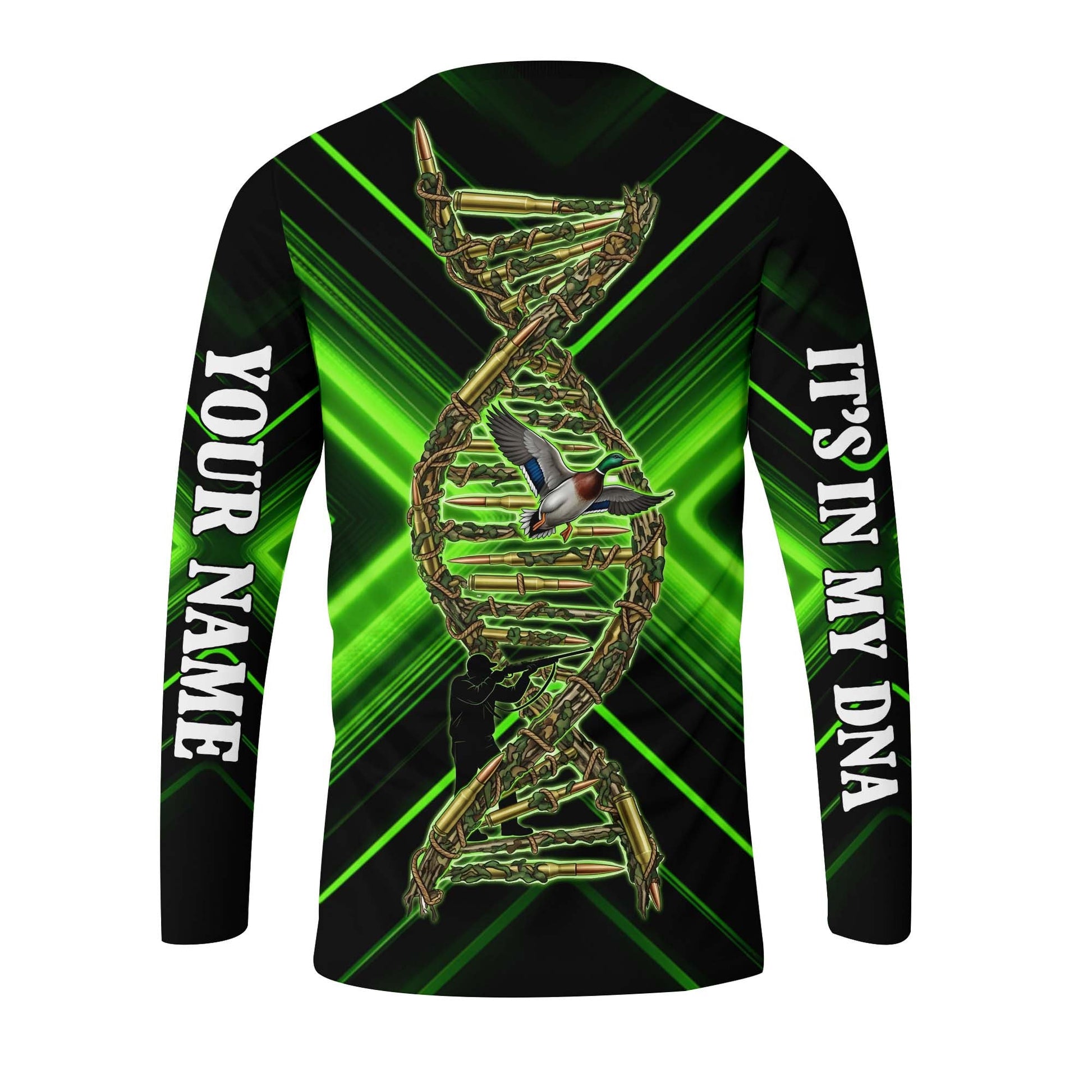 It's In My Dna Duck Hunting Art All Over Print Shirt