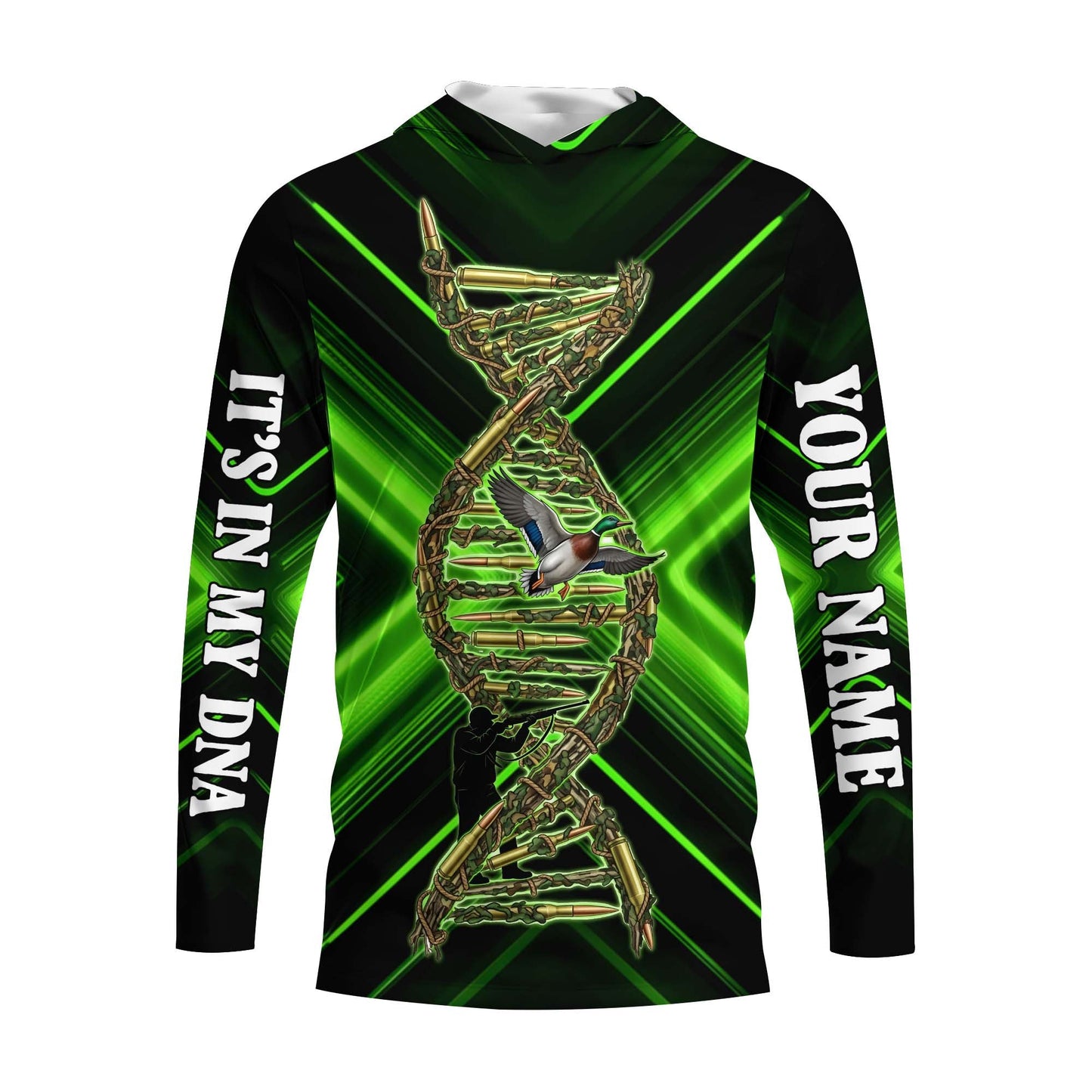 It's In My Dna Duck Hunting Art All Over Print Shirt